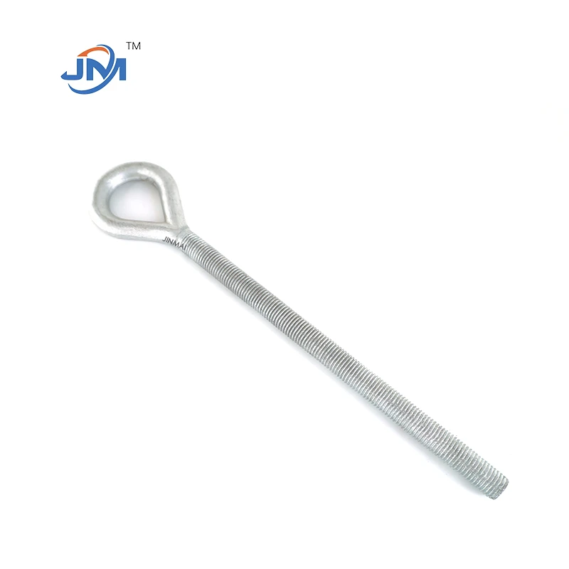 단조 용융-딥 아연 도금 타원형 아이 볼트