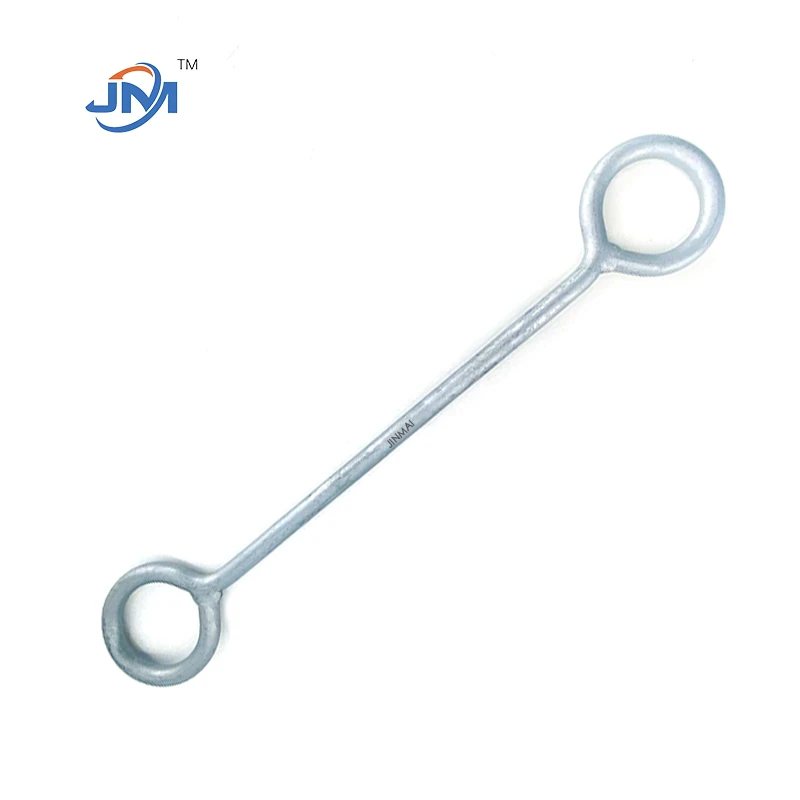 용융 아연도금 더블 엔드 용접 아이 링 연장 로드