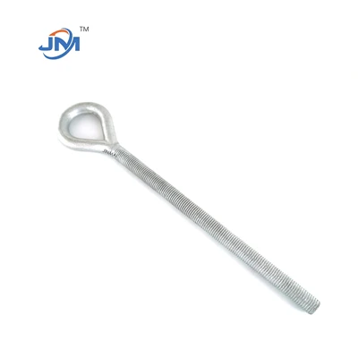 단조 용융-딥 아연 도금 타원형 아이 볼트